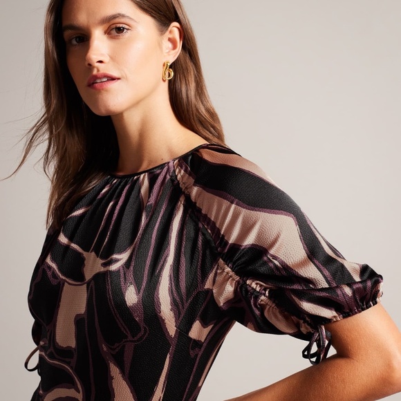 Ted Baker Abstract Print Mini Dress - Picture 7 of 7
